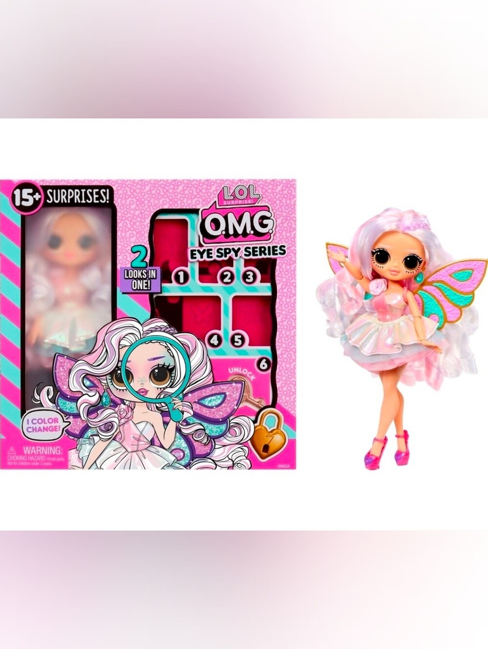 🆕️L.O.L. Surprise! O.M.G. Eye Spy Series Doll - Pink